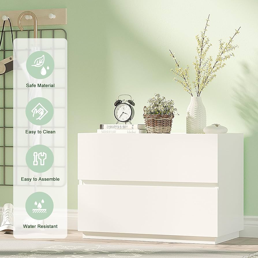 Amazon.com: woodtalks Stackable 2 Drawer Dresser, Multi
